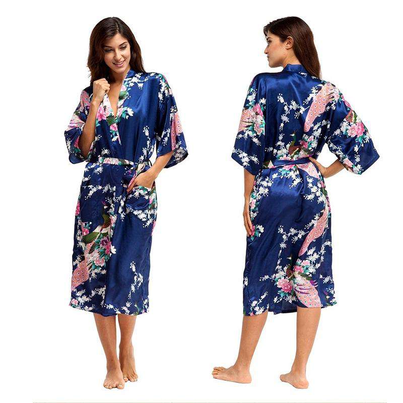 Floral Satin Robes - Get Spliced