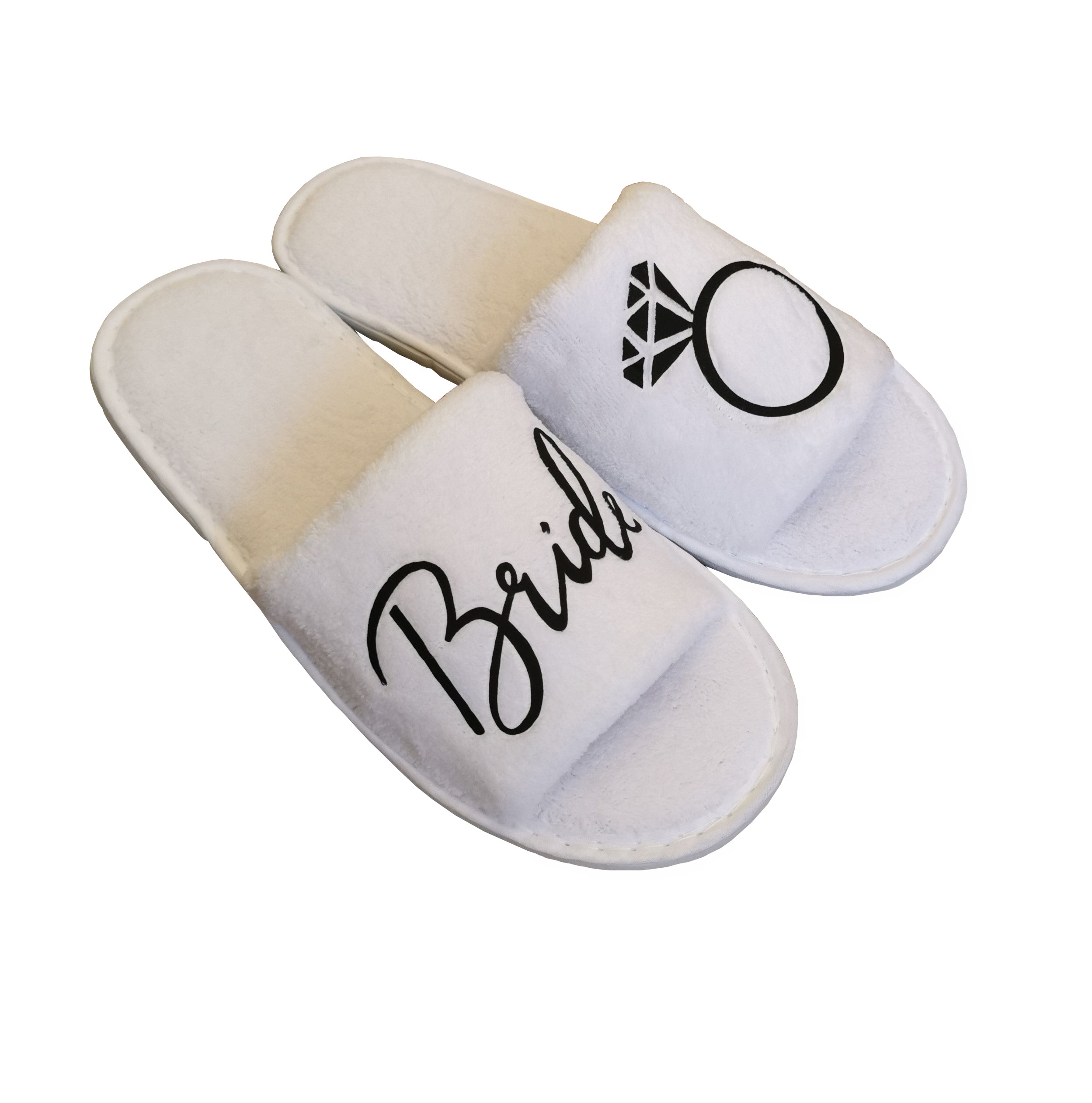 Personalized bridal slippers clearance