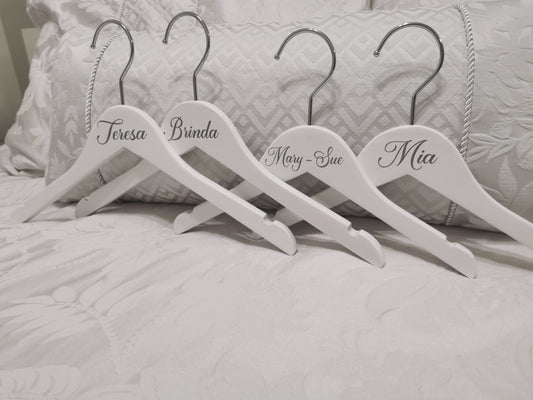 Personalised Bridal Coat and Wedding Dress Hanger