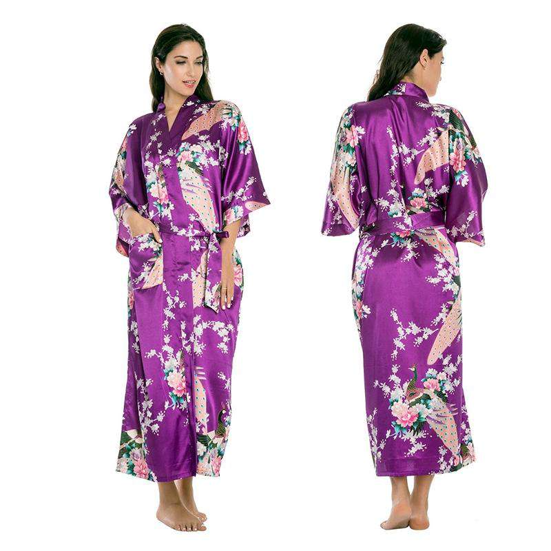 Floral Satin Robes - Get Spliced