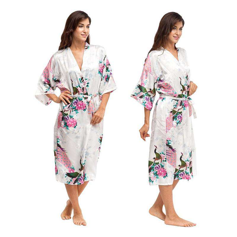 Floral Satin Robes - Get Spliced